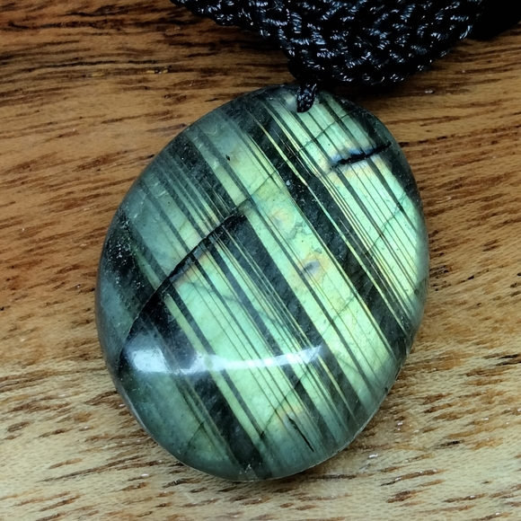 Labradorite Colorful Flash Rope Necklace - Picture 1 of 3